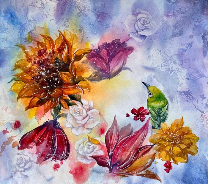 Painting Spring (watercolour) Tuesdays 6:30-9:30 pm (8 weeks Mar. 25 - May 13)  Jamie Lo (Level 1-1+)