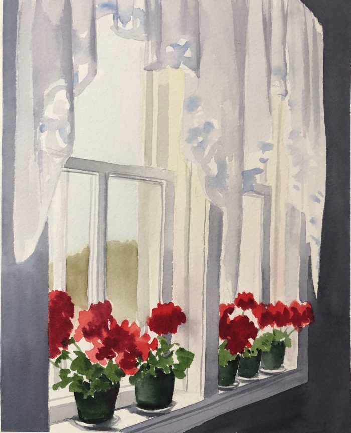 Flowers in Watercolour (Mondays 1-4 pm) * SOLD OUT * Shelley Prior (Level 2) 6 weeks (Mar.24 - Apr.28) - Image 2
