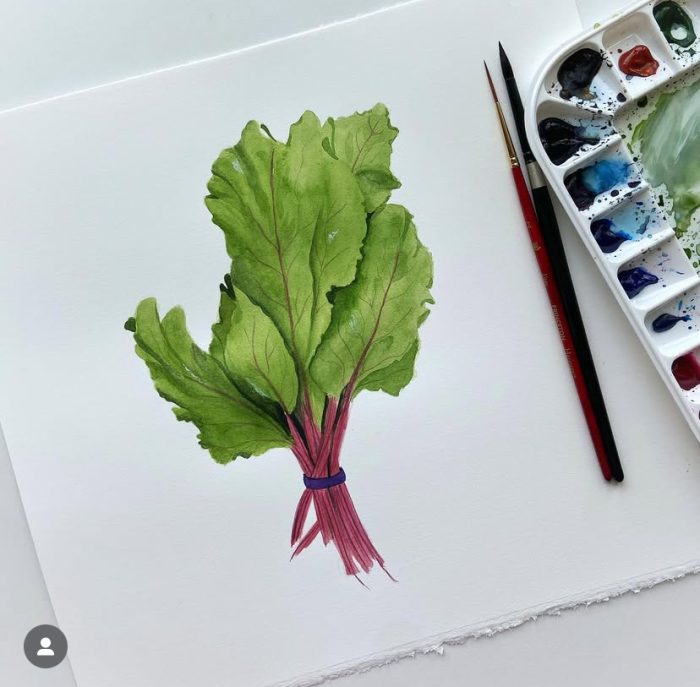 Bloom & Brush: Mastering Realistic Botanicals (watercolour) Wednesdays (1-4 pm) 6 weeks (April 9 - May 14) Disha Sharma (Level 1 and up) - Image 4