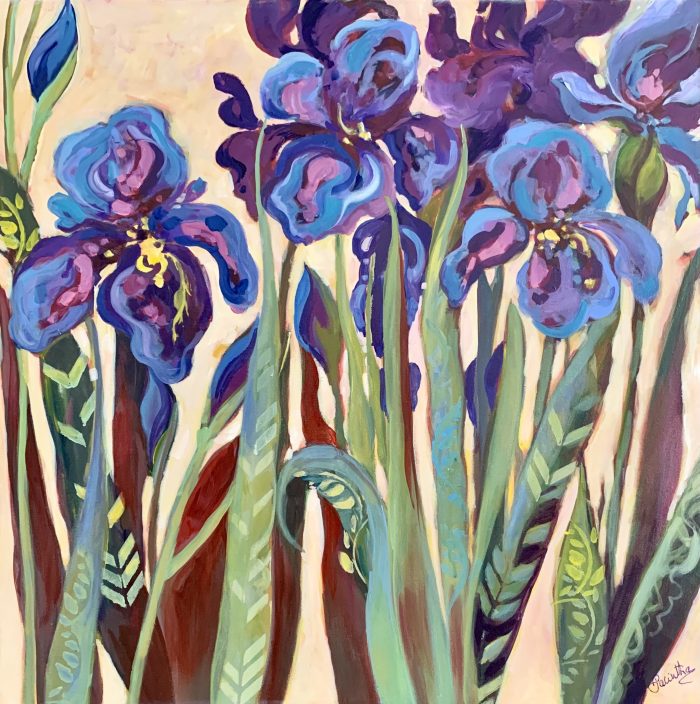 Big and BOLD Spring Blooms (Jacintha Krish) acrylic (Sat.May 10 and Sun.May 11) 10am-4pm (Studio ONE)