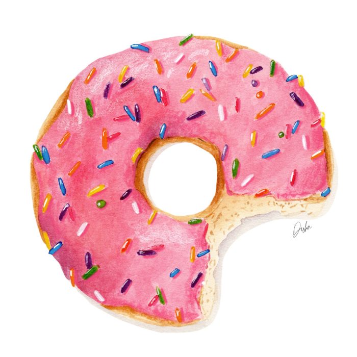 Savor the Strokes: Food Art (watercolour) Mondays (6:30-8:30pm) Disha Sharma (Level 1) 4 weeks (April 21 - May 12) - Image 3