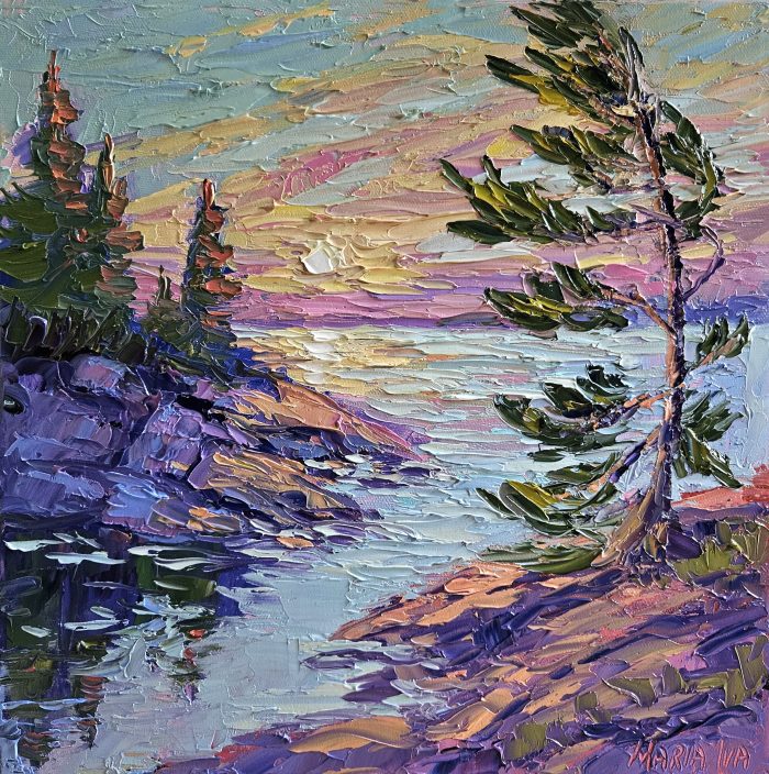 Impressionistic Landscape with Water in Oil (palette knife) Sun. June 15 (10am-3pm) Studio One - Image 2