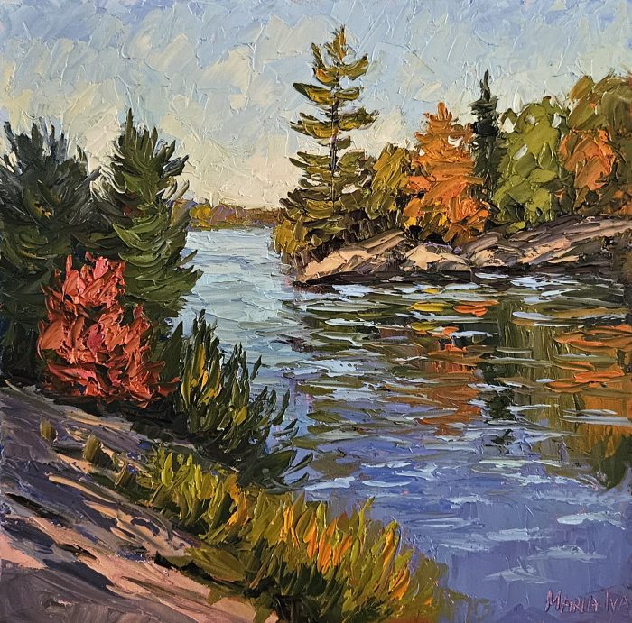 Impressionistic Landscape with Water in Oil (palette knife) Sun. June 15 (10am-3pm) Studio One - Image 3