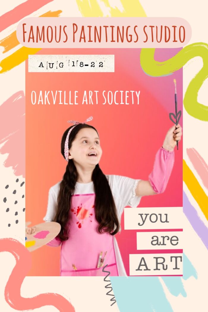 Famous Paintings Summer Youth Studio (August 18-22) Laura Ruiz *5 mornings* (materials included) 10am-12pm - Image 5