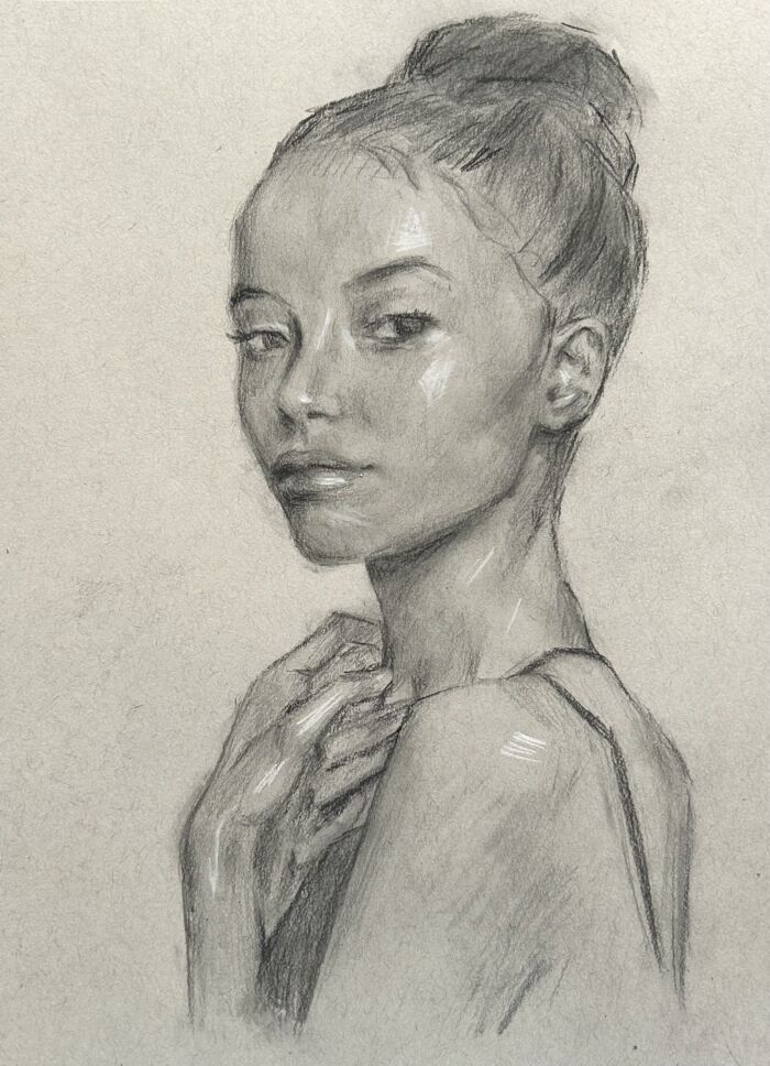 Portrait Drawing Principles for the (just beyond) Beginner (Tuesdays 9:30am-12:30pm) Connie Lee (Level 1+) 8 weeks (Sept.2-Oct.21)