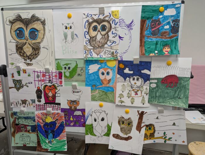 Drawing Extravaganza! (young artists) Saturdays 9:30-11 am (Julie Wurtele) * 8 WEEKS * (materials included) Oct. 18 - Dec. 13 (exhibition Dec. 20!) - Image 9