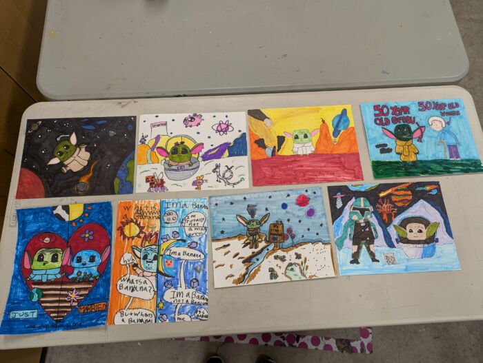 Drawing Extravaganza! (young artists) Saturdays 9:30-11 am (Julie Wurtele) * 8 WEEKS * (materials included) Oct. 18 - Dec. 13 (exhibition Dec. 20!) - Image 8