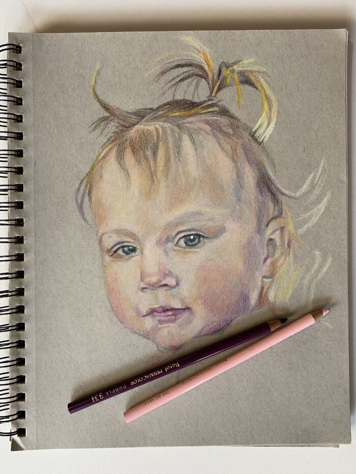 PORTRAIT drawing with Coloured Pencils (Stephanie Schirm) (Sat. Aug.16) 10am-4pm (Level: 2)