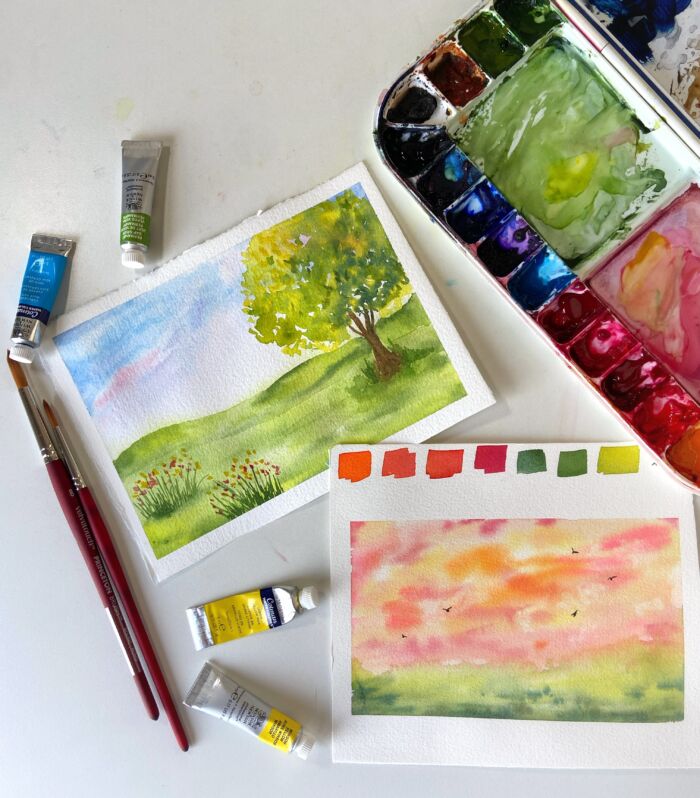 Summer Studio: Watercolour "Buffet" with Disha Sharma (July 28-31) 10 am-12 noon (Studio ONE) - Image 4