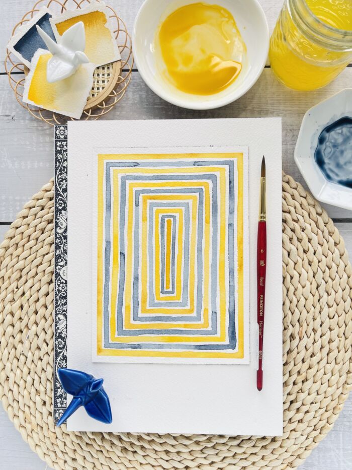 Relax & Flow: Watercolor Patterns For Calm & Creativity *professional grade paper provided* (all artists welcome) with Pooja Kenjale-Umrani (Sunday, August 10) 1-4 p.m. (Studio ONE) - Image 3