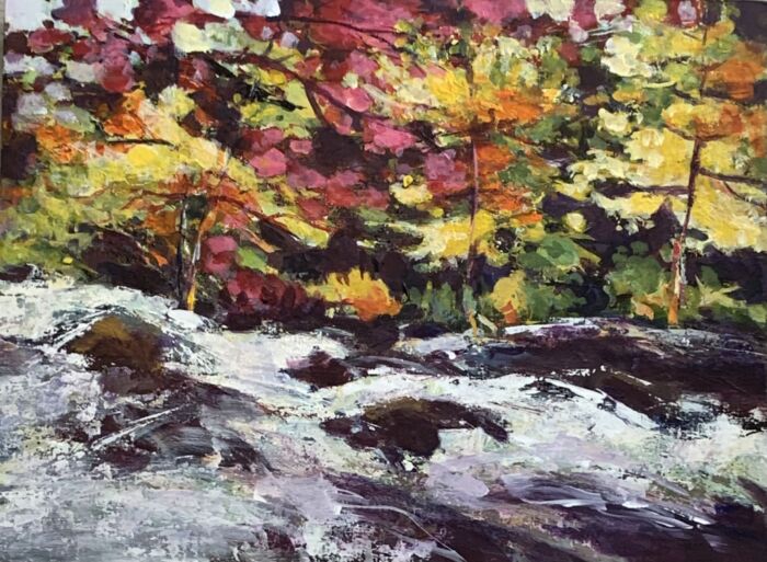 Vibrant Fall Landscapes (Jacintha Krish) acrylic (Sat. Sept.13 and Sun. Sept.14) 10am-4pm (Studio ONE)