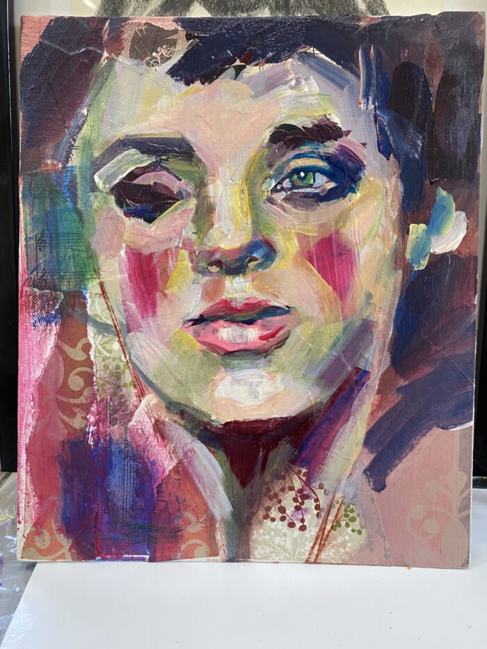 Experimental Portraits (any and mixed mediums) Stephanie Schirm (Sat. Oct.26) 10am-4pm (Level 2) - Image 5