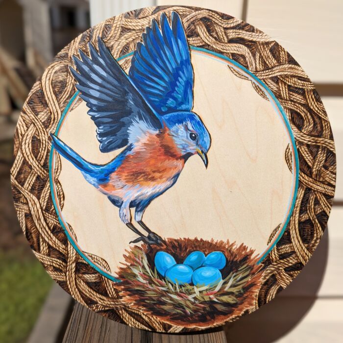 Beautiful Birds and Butterflies (acrylic) Mondays (6-9 pm) Megan Hazen (beginner) *LATE FALL* Nov.3-Dec.8 (young adults / adults) 6 weeks - Image 2