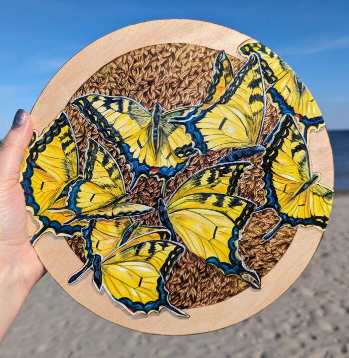 Beautiful Birds and Butterflies (acrylic) Mondays (6-9 pm) Megan Hazen (beginner) *LATE FALL* Nov.3-Dec.8 (young adults / adults) 6 weeks - Image 5