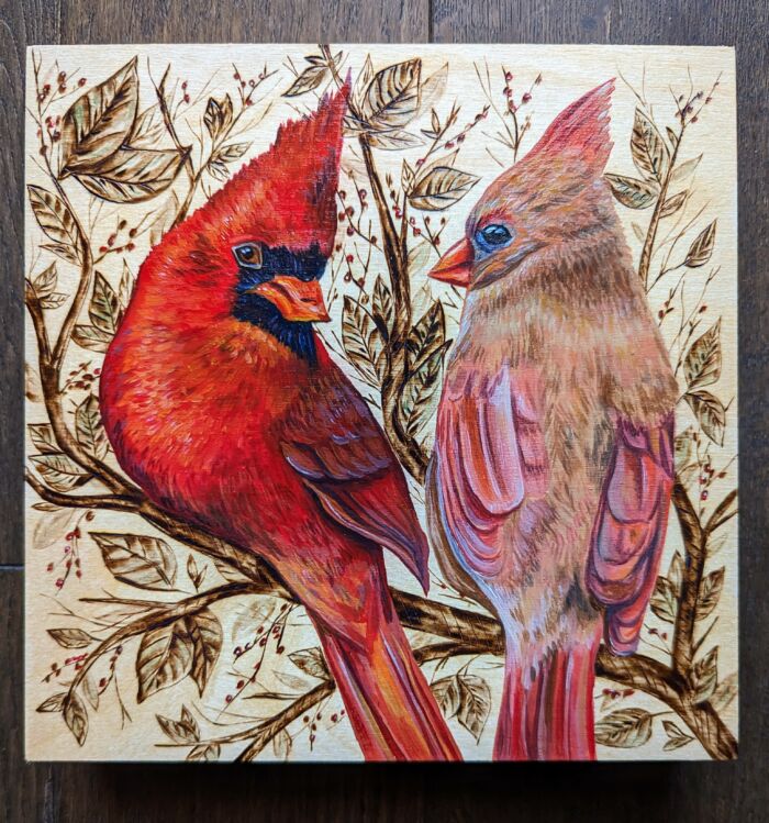 Beautiful Birds and Butterflies (acrylic) Mondays (6-9 pm) Megan Hazen (beginner) *LATE FALL* Nov.3-Dec.8 (young adults / adults) 6 weeks - Image 6