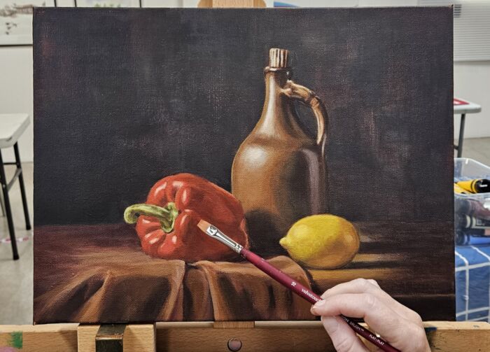 *WINTER* Realism with Mehrzad Jaberi (acrylic / oil with gouache) Level 2 (Thursdays 9:30 am-12:30 pm) 8 weeks (Jan.8-Feb.26) - Image 4