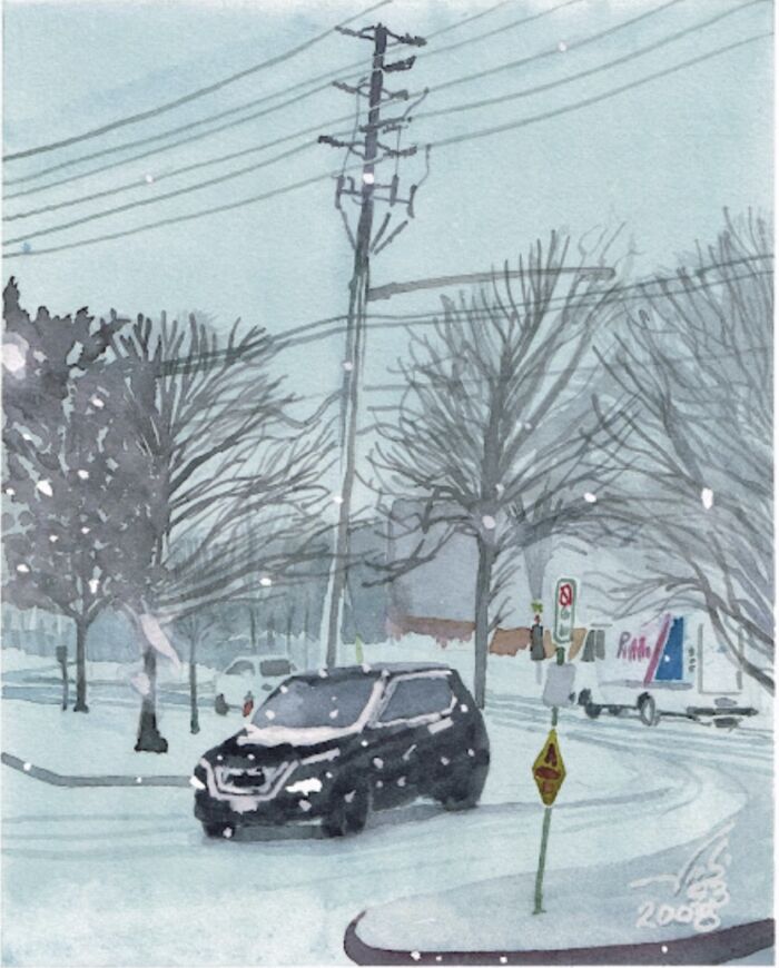 *WINTER* Beginner Watercolour with David Foster  (8 weeks) Tuesday EVE (6-9 pm) Level 1 (Jan.6-Feb.24) - Image 4