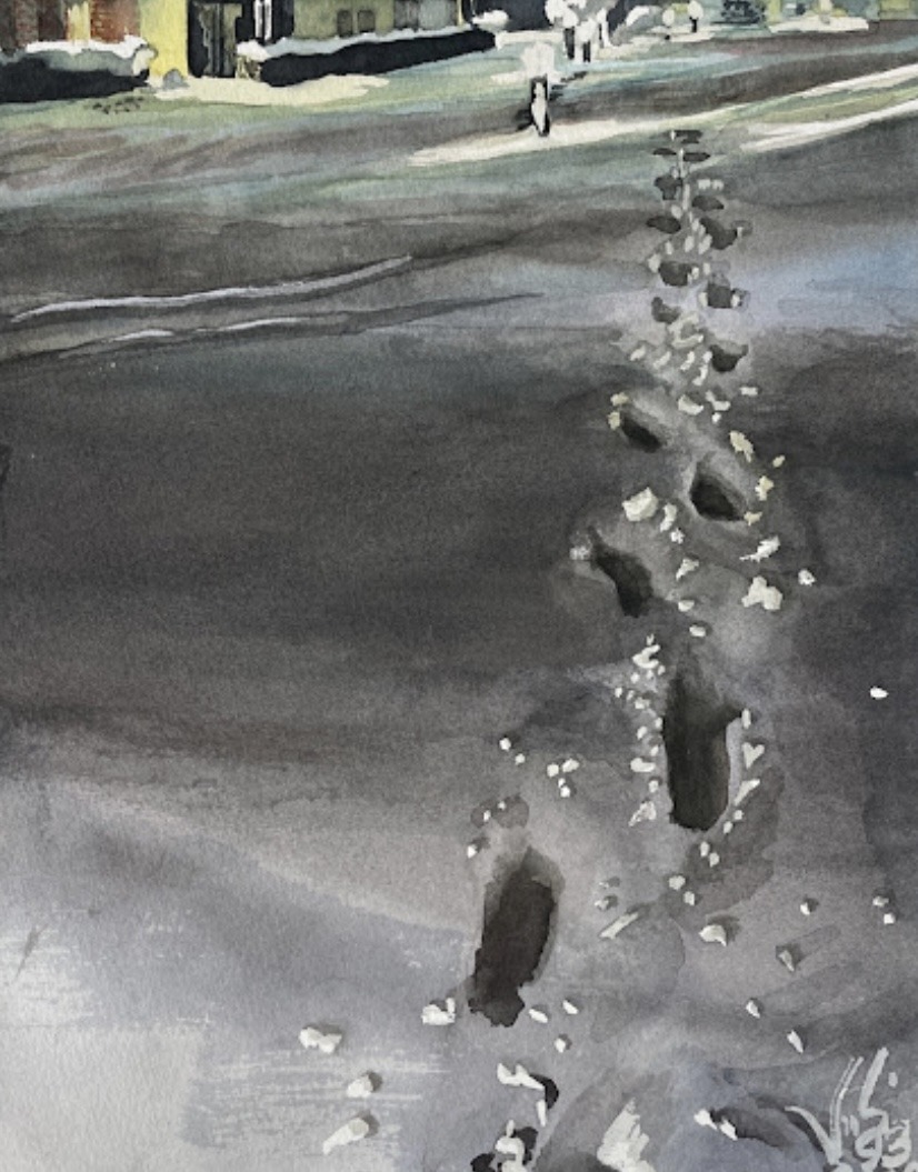 *WINTER* Beginner Watercolour with David Foster  (8 weeks) Tuesday EVE (6-9 pm) Level 1 (Jan.6-Feb.24) - Image 2