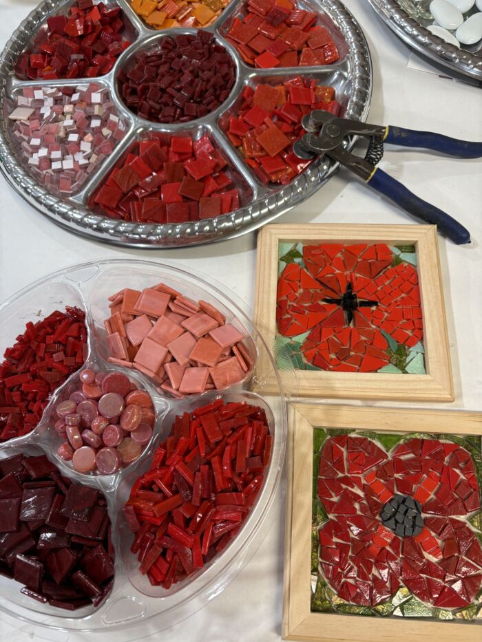 Mosaic Poppies *MATERIALS INCLUDED* (Elena Martoglio) Sunday Nov. 9 (1-4 p.m.) No experience required!