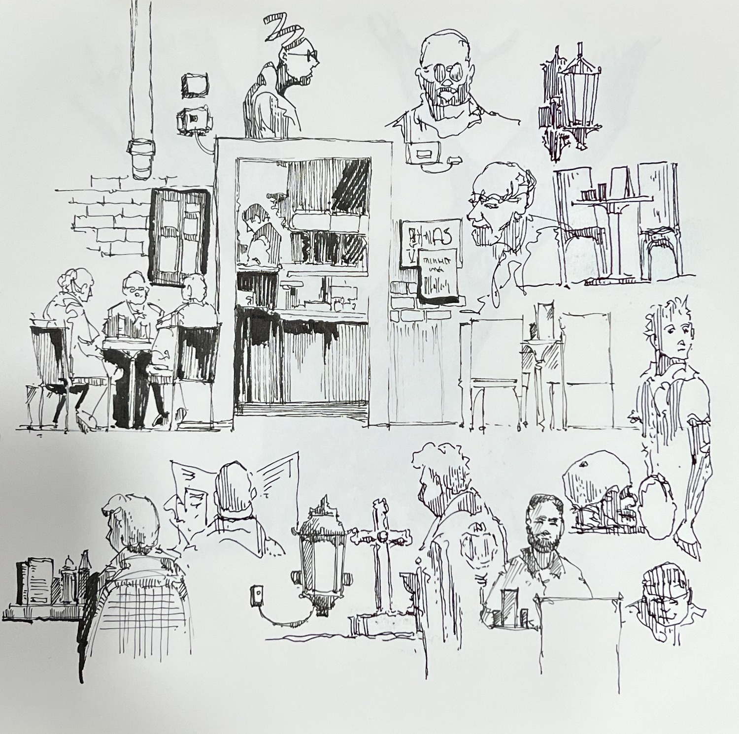 *WINTER* Draw Whatever you See (then add a bit of colour) with Robin Mitchell (Monday mornings) 9:30 am-12:30 pm) (Level 1-BEGINNER!) 8 weeks (Jan.5-Mar.2)