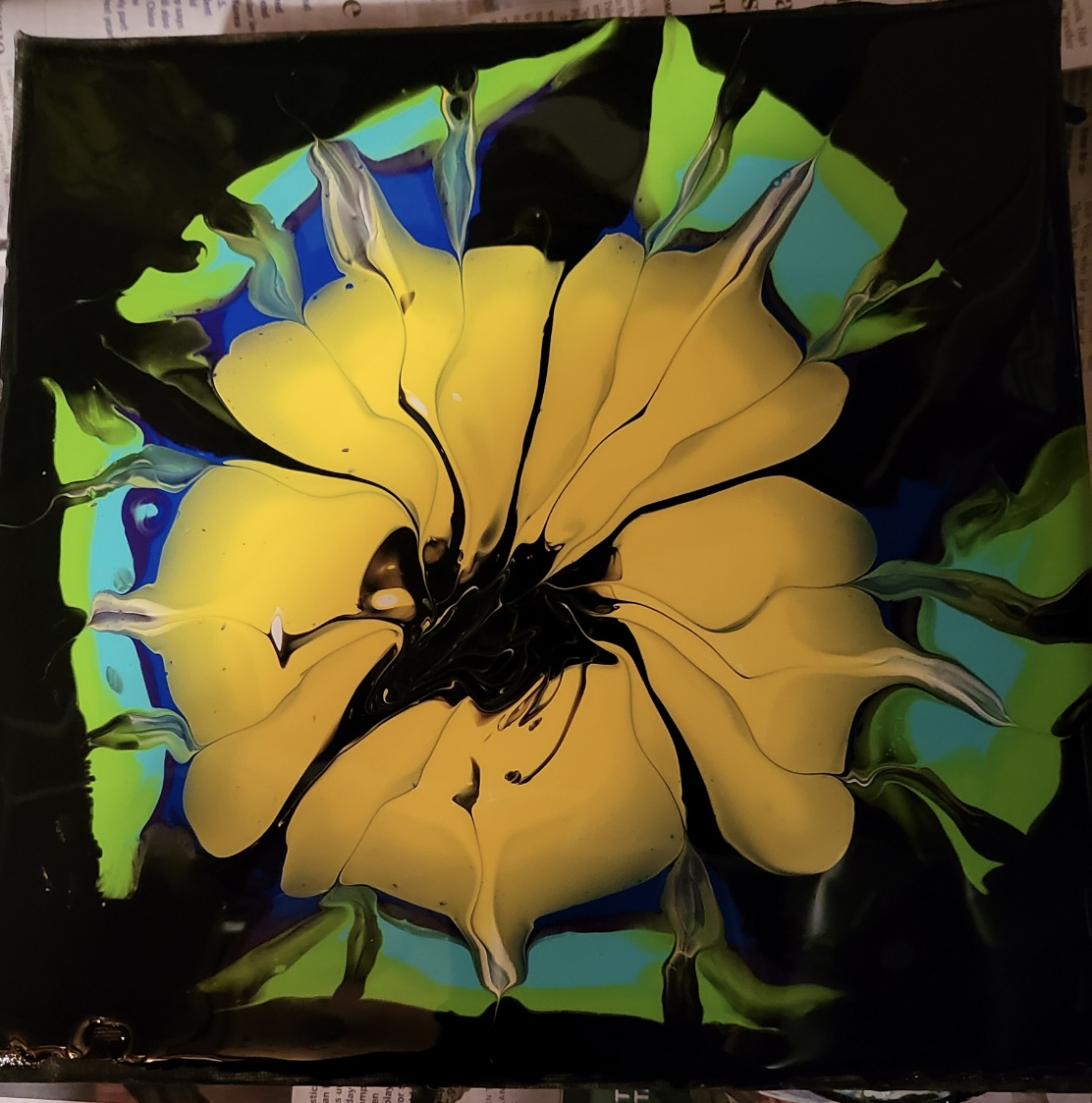 Next Level Fluid Art (with Tools) acrylic (AJ Webb) Sat. Jan. 31 from 10 am-3 pm and Sun. Feb. 1 from 2-4 pm (Level 2) intermediate - Image 3