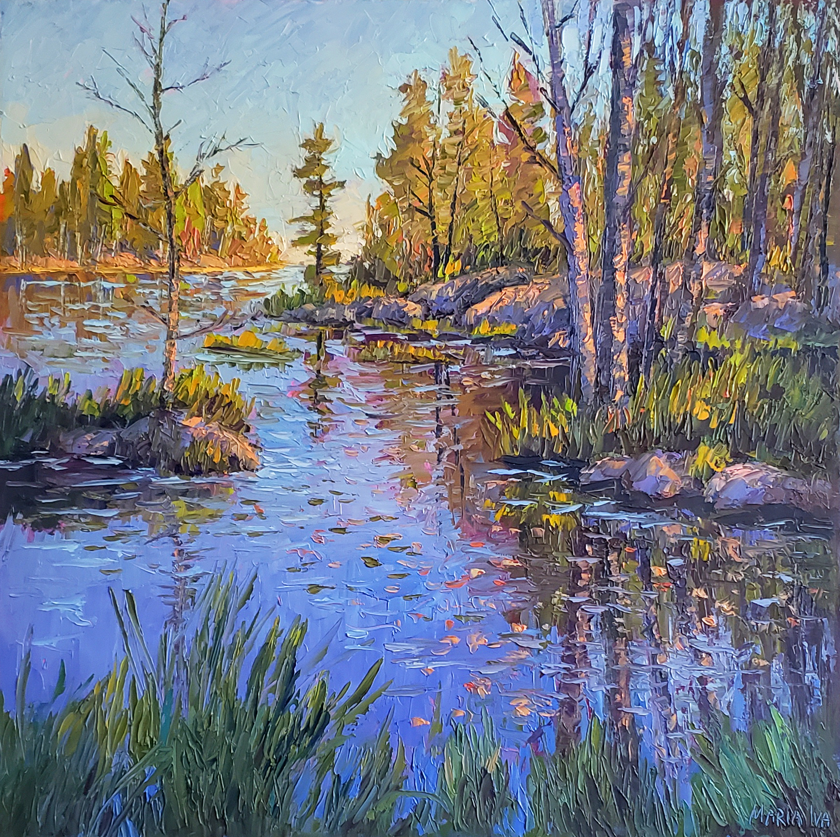 Ontario Spring Landscapes (Palette Knife Painting in OIL) with Maria ...