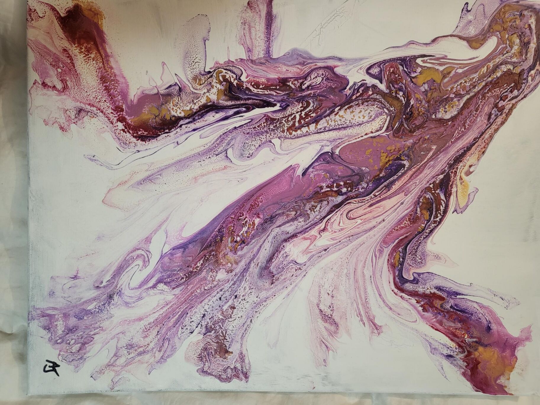 Fluid Art - Classic Dutch Pour (acrylic) AJ Webb (Sat. Apr. 11 from 10 am-3 pm and Sun. Apr. 12 from 2-4 pm (Level 1-2) - Image 2