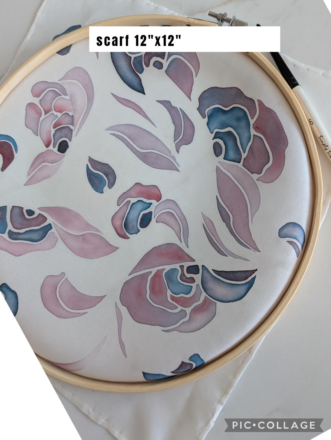 Paint an Original Silk Scarf (all materials INCLUDED!) Tatiana Dragalin (Tues.Aug. 11) all levels (Studio ONE) 6:30 - 9:30 p.m. - Image 2