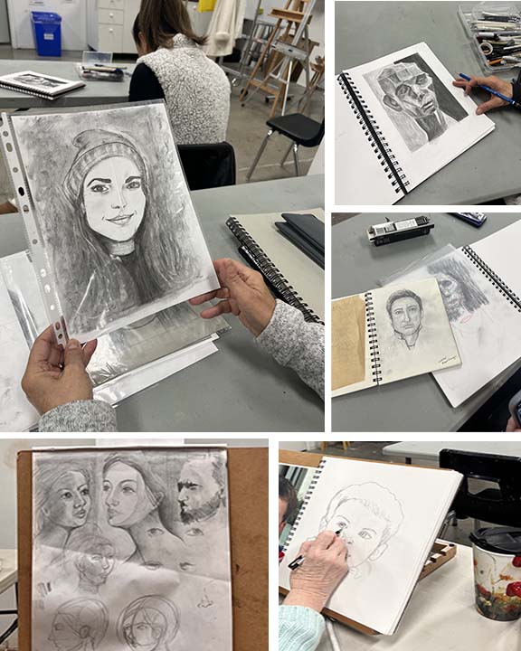 *FALL* Beginner Portrait Drawing and Sketching (pencil) with Pamela Dey (6-9 pm) *Four Wednesday evenings* Sept. 9-30 (level: one) Studio ONE - Image 5