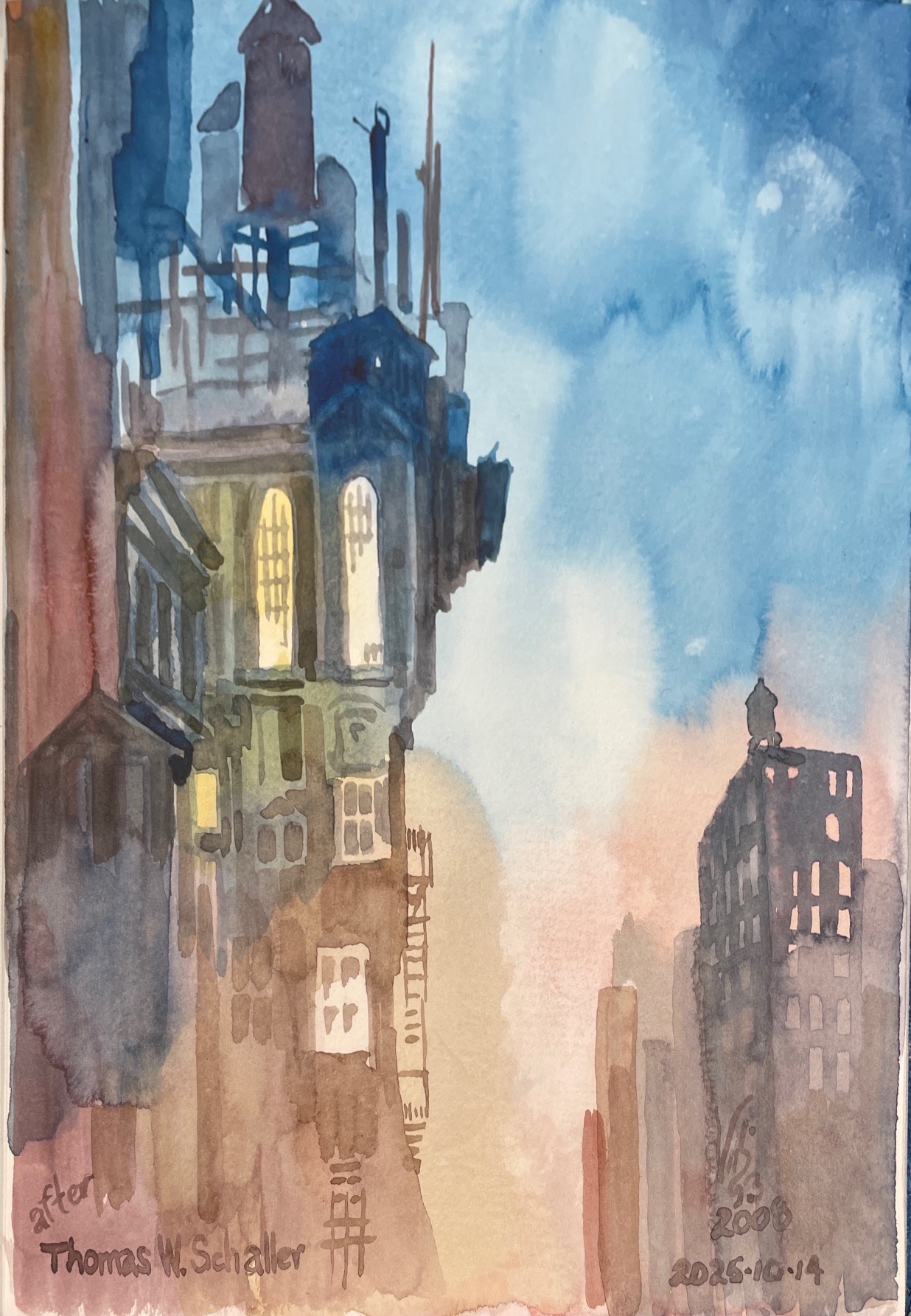 *FALL* Just Beyond Beginner (Watercolour) David Foster (8 weeks) Thursdays EVE (6:30-9:30 pm) Sept.10 - Oct.29 (level 1+) Studio ONE