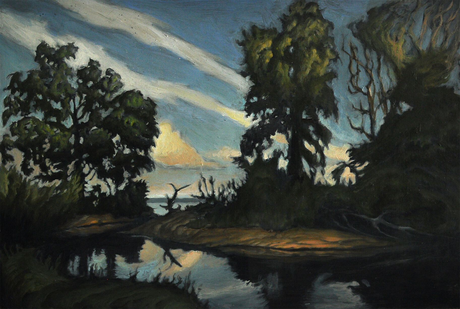 Plein Air to Studio Landscape Painting -- acrylic / oil (SIX weeks) with Jorgen Lauritzen (Thursday afternoons) 1-4 pm (Sept. 24-Oct. 29) Studio TWO - Image 5