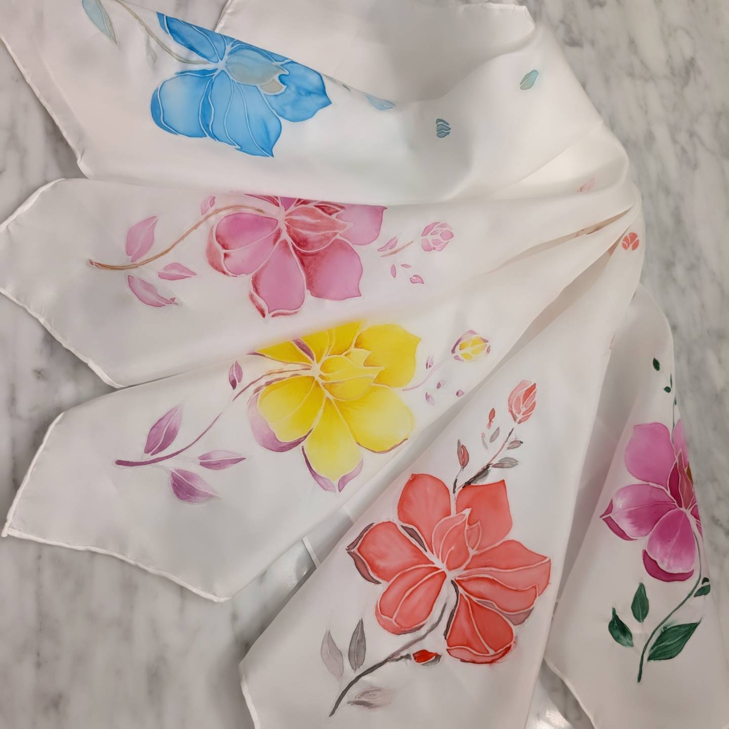 Paint an Original 18x18 Silk Scarf (all materials included) Tatiana Dragalin (Sat.Oct.24) all levels (Studio ONE) 1-4 pm