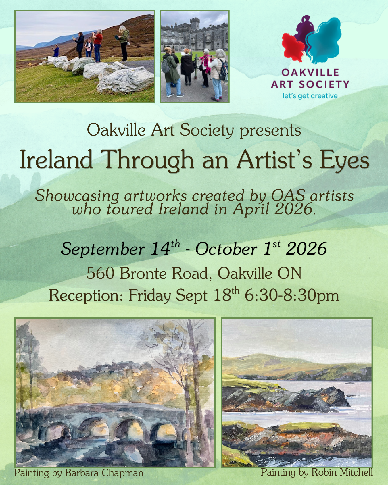 Ireland Through an Artist’s Eyes Social Media