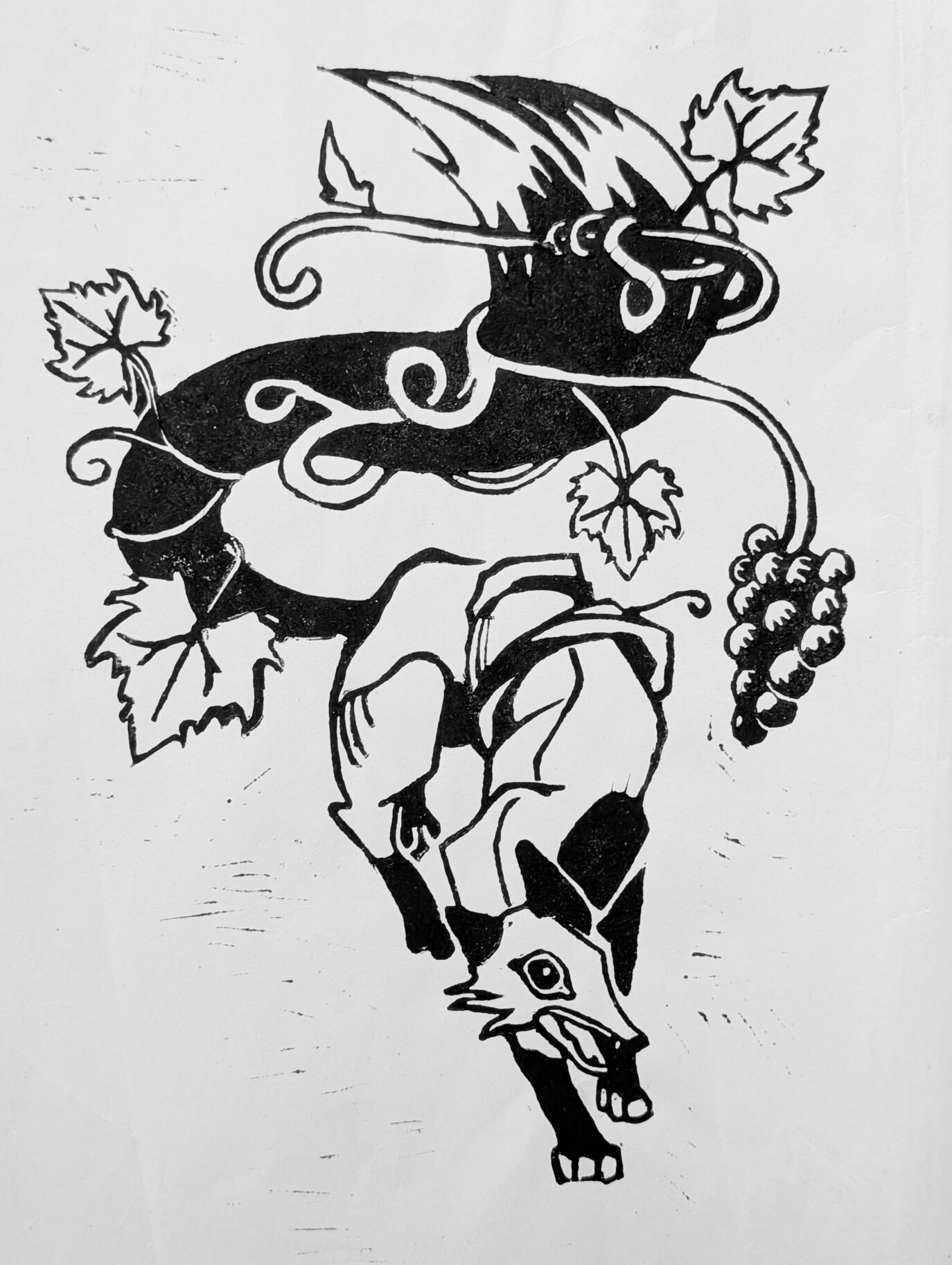 *Late Fall* Lino Block Printmaking *MATERIALS INCLUDED* with Lindsay Pearson (Fridays 4-6 pm) SIX weeks (Level 1) Nov.13-Dec.18 (Studio ONE) - Image 2